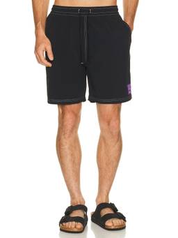 Deus Ex Machina - Lightweight Ripstop Men's Drawstring Swim Shorts Black