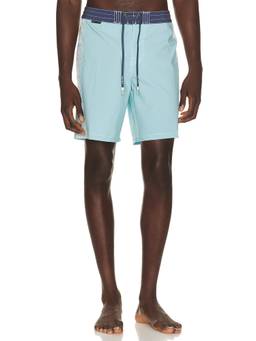 Dark Seas - Stretch Men's Drawstring Boardshorts Aqua
