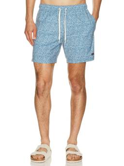 Faherty - All Day 6 Men's Drawstring Swim Trunks Blue