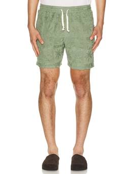 Marine Layer - Terry Men's Drawstring French Terry Swimwear Green