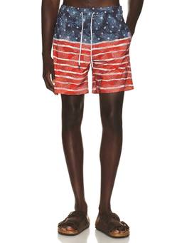 Trunks Surf & Swim Co. - Swim Short Men's Drawstring 3-Pocket Swimwear Multi-Color