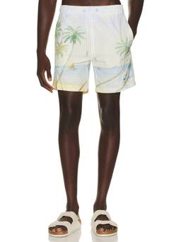 Trunks Surf & Swim Co. - 6.5 Men's Drawstring 3-Pocket Swim Shorts Multi-Color