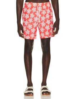 Trunks Surf & Swim Co. - Stretch Men's Drawstring Mesh-Lined Swim Shorts Red