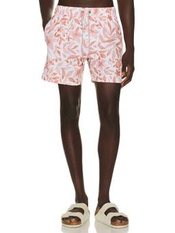 Vintage Summer - 4 Way Stretch Men's Drawstring Mesh-Lined Swimwear Shorts Pink