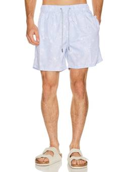 Vintage Summer - Swim Volleys Men's Drawstring Mesh Lined Swimwear Blue