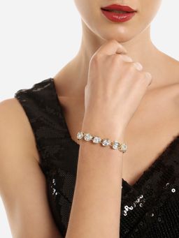 Zaveri Pearls - Gold Tone Artificial Stones Ethnic Bracelet