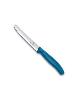 Victorinox - Swiss Classic Tomato & Table Knife Wavy Blue