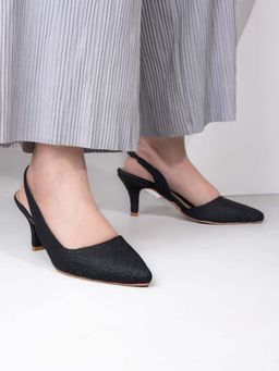 Hydes N Hues - Premium Quality Material with Self Design Comfortable Mules Heels