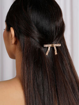 Joker and Witch - Joker & Witch White Sabine Bow Hair Clip