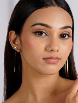 Joker and Witch - Joker & Witch Rose Gold Inez Bow Style Earring