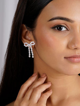 Joker and Witch - Joker & Witch Rosine Bow Style Earring