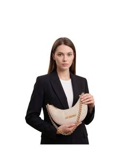 Love Moschino - Ivory Logo Handbag with Detachable Strap