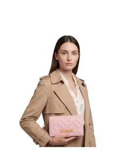 Love Moschino - Light Pink Quilted Small Crossbody Sling Bag