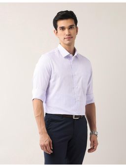 AD By Arvind - Purple Everlast Press Dobby Shirt