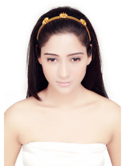 ORNAMAAS - Gold Star Anise Chain Hair Band