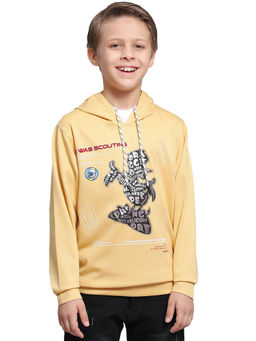 Monte Carlo - Yellow Printed Hood T-Shirt