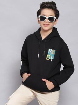 Monte Carlo - Black Printed Hood Sweatshirt