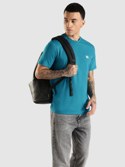 Calvin Klein - Men Aqua Solid T-Shirt