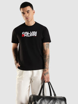 Calvin Klein - Men Black Printed T-Shirt