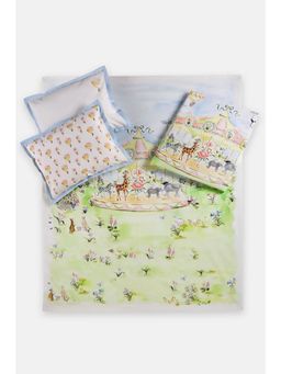 THE BABY TRUNK - Carnival Caraousel Organic Cotton Cot Bedding Set With Quilt- Set of 4