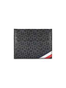 Tommy Hilfiger - Kadence Mens Leather Card Holder Printed Black 8903496167221