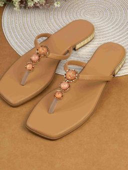 Metro - Women Beige Casual Flats