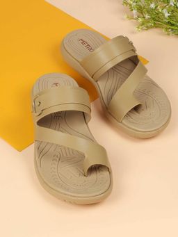 Metro - Women Beige Casual Sandals