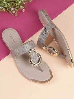 Metro - Women Grey Casual Flats