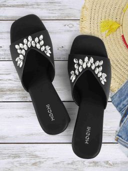 Mochi - Women Black Casual Heels