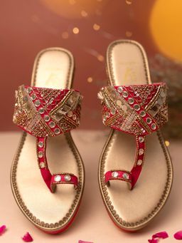 House of Vian - Nazm Pink Wedges