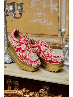Anaar - Red Lady Rouge Wedge Sneakers
