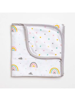 Aariro - Follow The Rainbow Reversible Muslin Blanket