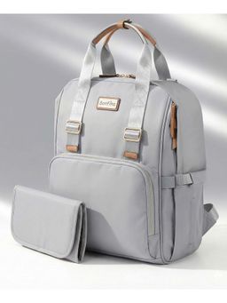 Bonfino - Bambino Luxe Smart Diaper Backpack with Changing Mat-Grey