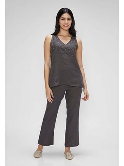 Kaveri - Gey Rhinestone Cowboy Aeva Co-Ord