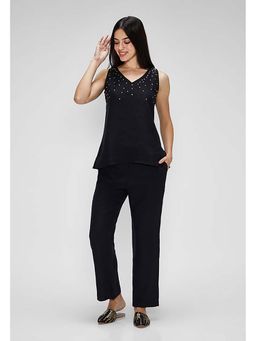 Kaveri - Black Rhinestone Cowboy Aeva Co-Ord