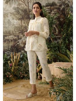 Kaveri - Off White Walk In The Clouds Shirt Co-Ord