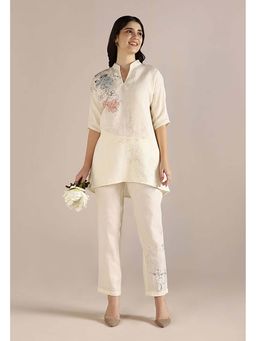 Kaveri - Off White Poppy Pop Jane Co-Ord