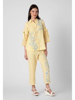 Kaveri - Yellow Stripe Away Co-Ord