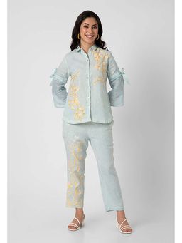 Kaveri - Blue Stripe Away Co-Ord