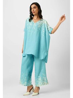 Kaveri - Blue Napoli Square Co-Ord