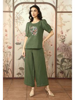 Kaveri - Green Mosaic Floral June Co-Ord