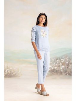 Kaveri - Blue Mosaic Floral Mona Co-Ord