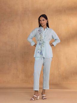 Kaveri - Blue Watercolour Woods Co-Ord