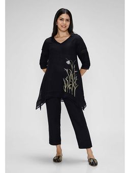 Kaveri - Black Dew Drop Talia Co-Ord