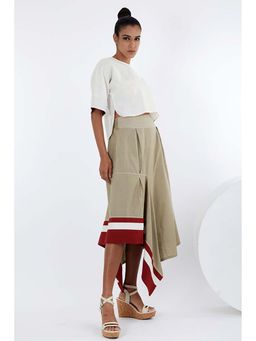 MADDER MUCH - Kazu - Crop Top And Terraced Skirt Set