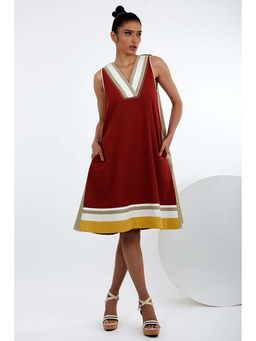 MADDER MUCH - Muyu - Shoulder Tab Sleeveless A-Line Dress