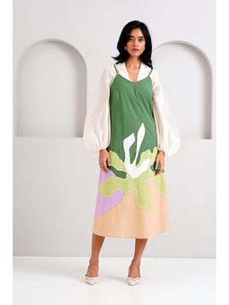 MADDER MUCH - Pine Green Yana - Blouson + Slip Dress