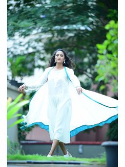 Taraasi - Mulmul Cotton White Dress