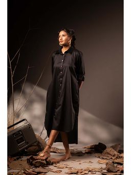 Taraasi - Kanika' Cotton Silk Shirt Dress