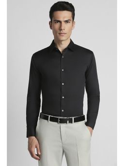 Peter England - Men Black Slim Fit Full Sleeves Formal Shirt